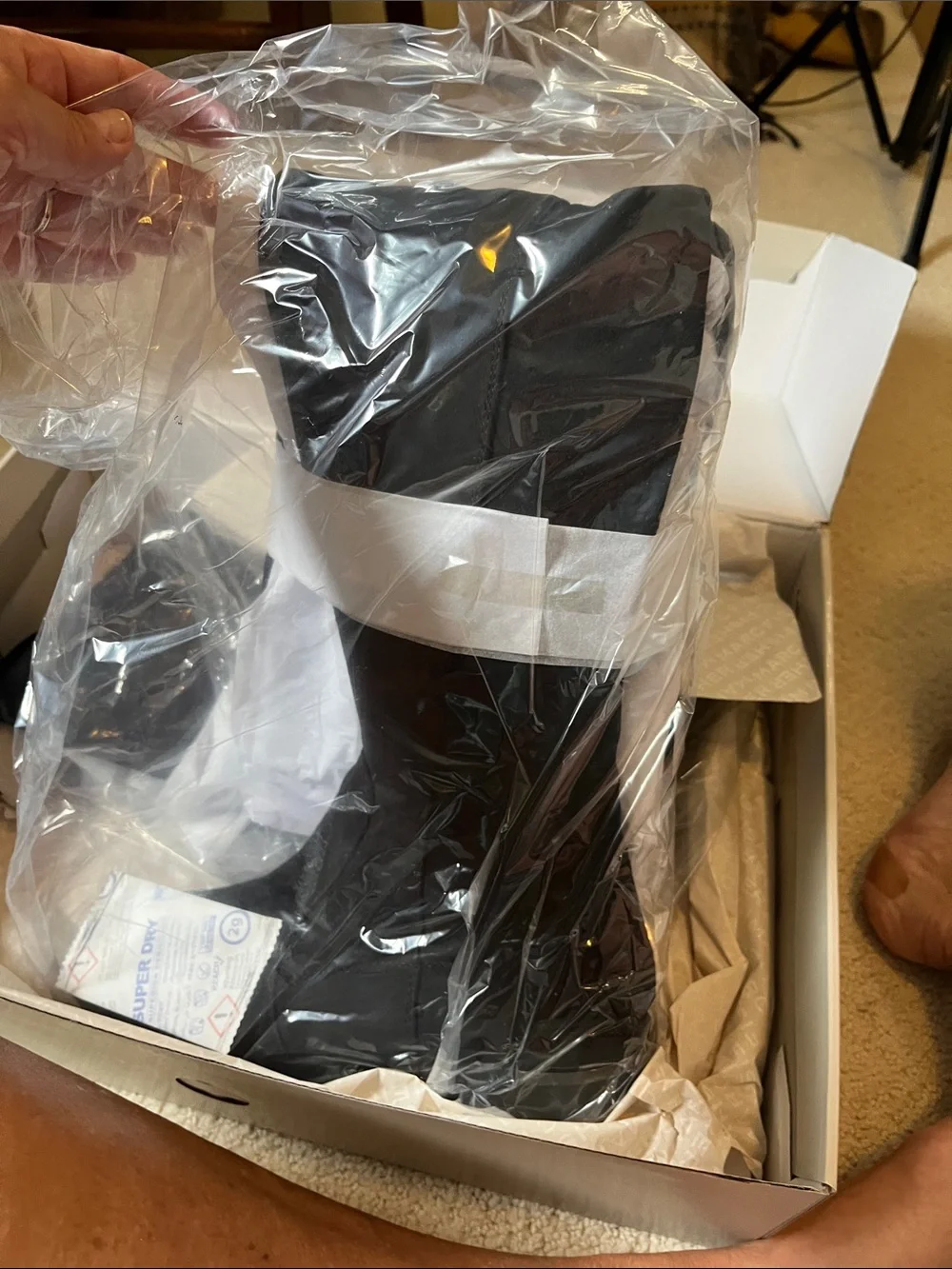 Marc Fisher Over-the-Knee Black Suede Boots